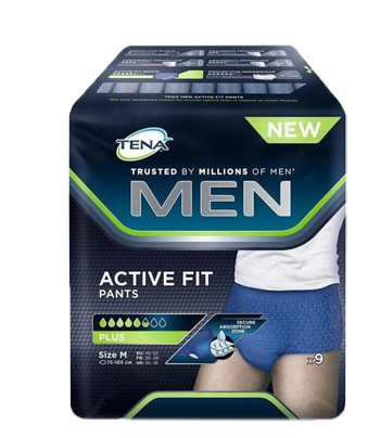 PULL UP UOMO TENA MEN PANTS ACTIVE FIT M 9 PEZZI - Fontenova srl