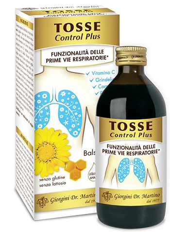 TOSSE CONTROL PLUS 200 ML LIQUIDO ANALCOLICO - Fontenova srl