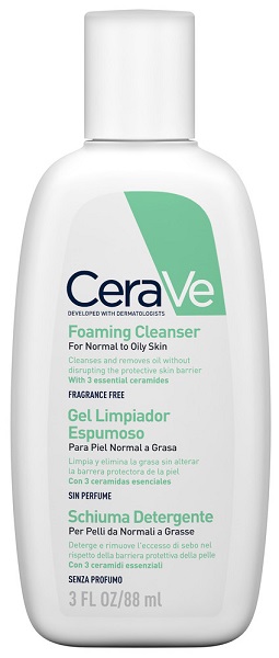 CERAVE SCHIUMA DETERGENTE VISO 88 ML - Fontenova srl