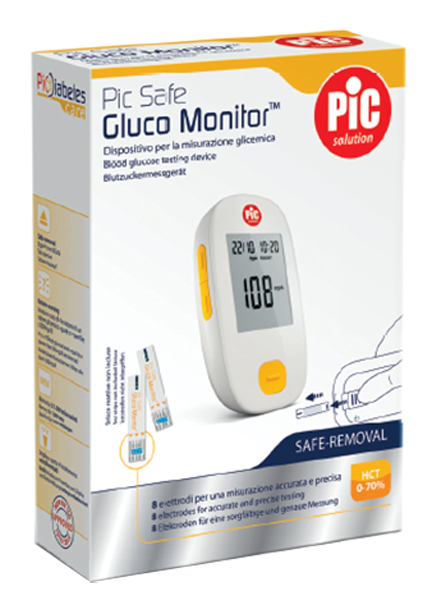 GLUCOMETRO CON MONITOR PIC GLUCO SAFE 1 PEZZO - Fontenova srl