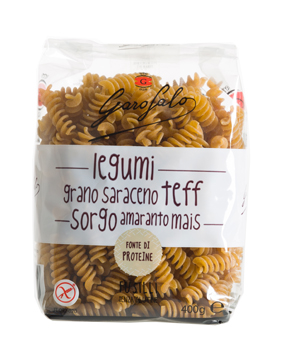GAROFALO FUSILLI PASTA SENZA GLUTINE LEGUMI E CEREALI 400 G - Fontenova srl