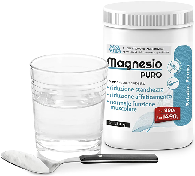 SANAVITA MAGNESIO PURO 150 G - Fontenova srl