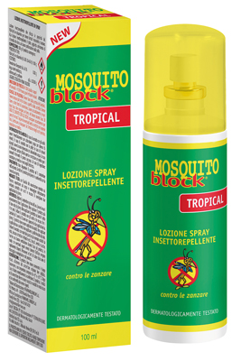 ESI MOSQUITO BLOCK TROPICAL MD 100 ML - Fontenova srl