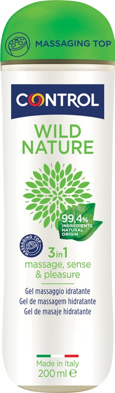 CONTROL WILD NATURE MASSAGE GEL MASSAGGIO 3 IN 1 200 ML - Fontenova srl