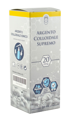 ARGENTO COLLOIDALE SUPREMO 20PPM CERTIFICATO SPRAY CON CONTAGOCCE + EROGATORE NASO + EROGATORE GOLA + EROGATORE PELLE - Fontenova srl