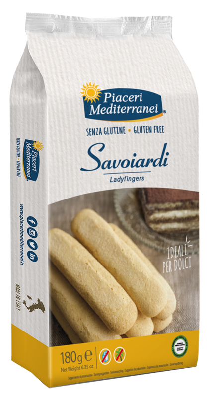 PIACERI MEDITERRANEI SAVOIARDI 180 G - Fontenova srl