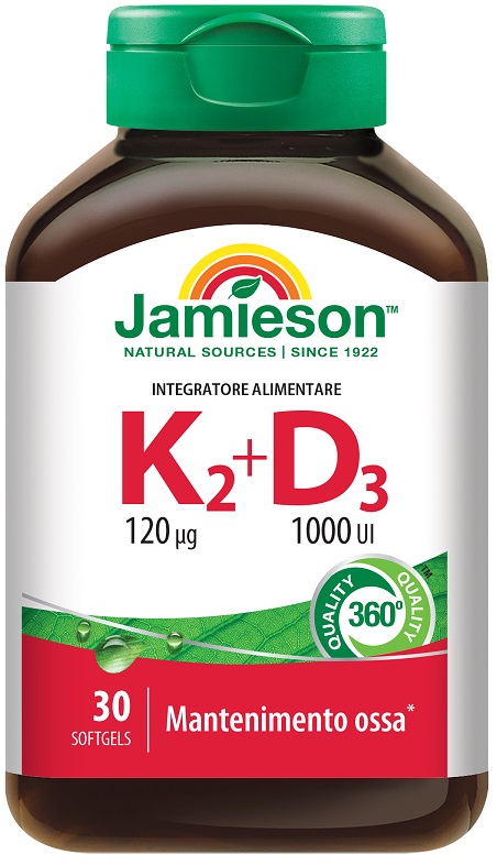 JAMIESON K2+D3 30 PERLE - Fontenova srl