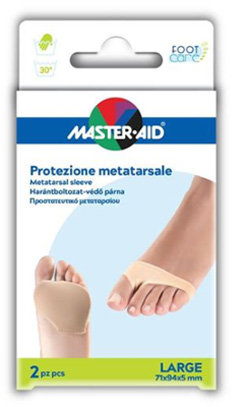 PROTEZIONE IN GEL E TESSUTO MASTER-AID FOOTCARE PER METATARSO LARGE 2 PEZZI G3 - Fontenova srl