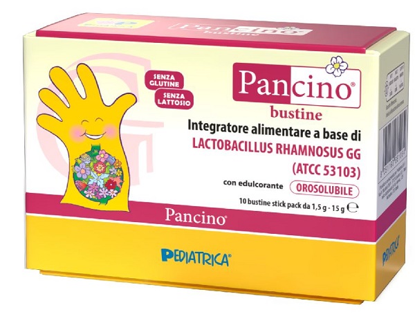 PANCINO 10 BUSTINE STICK PACK DA 1,5 G CON EDULCORANTE SENZA GLUTINE SENZA LATTOSIO - Fontenova srl