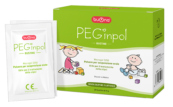 PEGINPOL MACROGOL 3350 SOSPENSIONE ORALE 20 BUSTINE - Fontenova srl