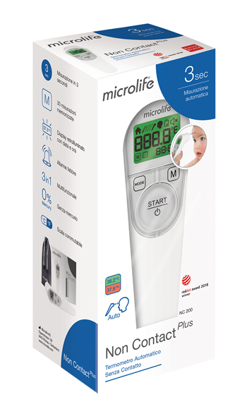 TERMOMETRO FRONTALE MICROLIFE NO CONTACT PLUS NC200 - Fontenova srl