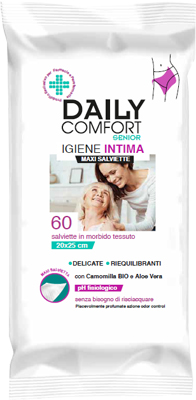 DAILY COMFORT SENIOR PANNI DETERGENTI IGIENE INTIMA 60 PEZZI - Fontenova srl