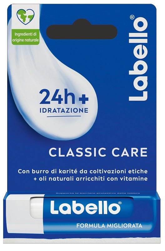 LABELLO CLASSIC CARE STICK 24H IDRATAZIONE FONDENTE SULLE LABBRA 5,5 ML - Fontenova srl