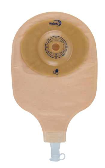 SACCA PER UROSTOMIA TRASPARENTE RITAGLIABILE AURUM PROFILE URO MAXI DIAMETRO 13-35 MM INIZIO CONVESSITA' 35 MM 10 PEZZI - Fontenova srl