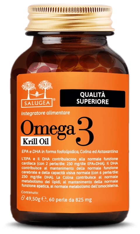 SALUGEA OMEGA 3 KRILL OIL 60 PERLE - Fontenova srl