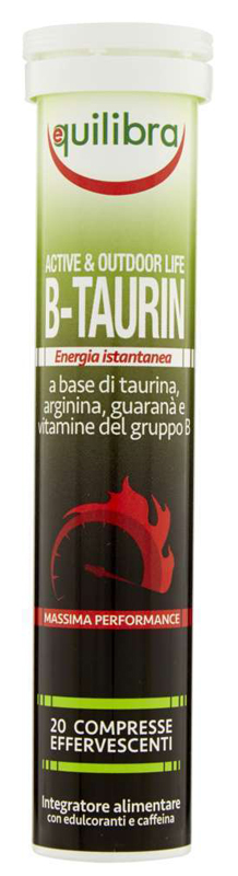 B TAURIN 20 COMPRESSE EFFERVESCENTI - Fontenova srl