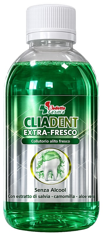 CLIADENT COLLUTORIO ALITO FRESCO ALLE ERBE 500 ML - Fontenova srl