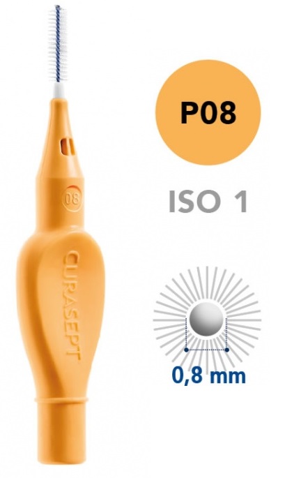 CURASEPT PROXI P08 ARANCIO CHIARO/TANGERINO 5 PEZZI - Fontenova srl