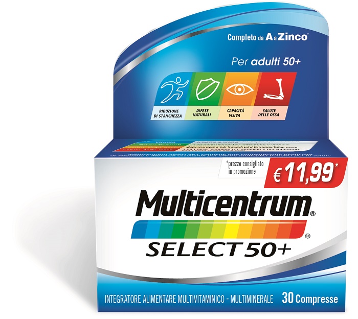 MULTICENTRUM SELECT 30 COMPRESSE PROMO - Fontenova srl