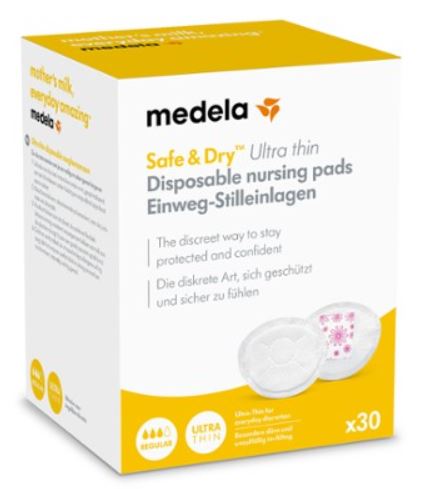 SAFE & DRY COPPETTA ASSORBILATTE ULTRA THIN 30 PEZZI - Fontenova srl