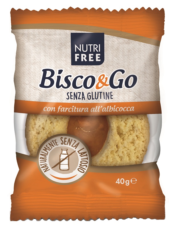 NUTRIFREE BISCO&GO CON FARCITURA ALL'ALBICOCCA 40 G - Fontenova srl