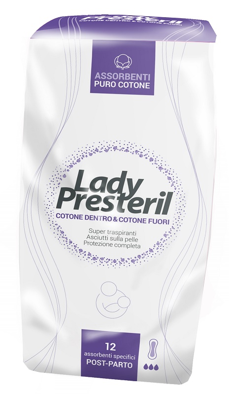 LADY PRESTERIL POSTPARTO 12 PEZZI - Fontenova srl