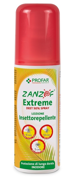 ZANZOF JUNGLE EXTREME SPRAY DEET 50% 75 ML PROFAR - Fontenova srl