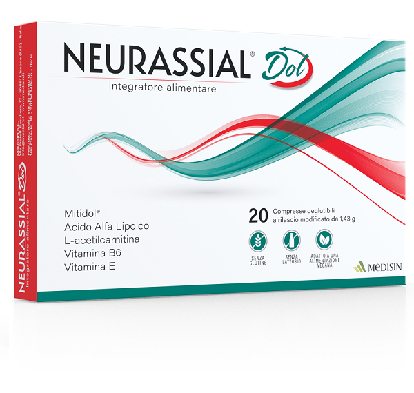 NEURASSIAL DOL 20 COMPRESSE DEGLUTIBILI A RILASCIO MODIFICATO 1,43 G SENZA GLUTINE SENZA LATTOSIO - Fontenova srl