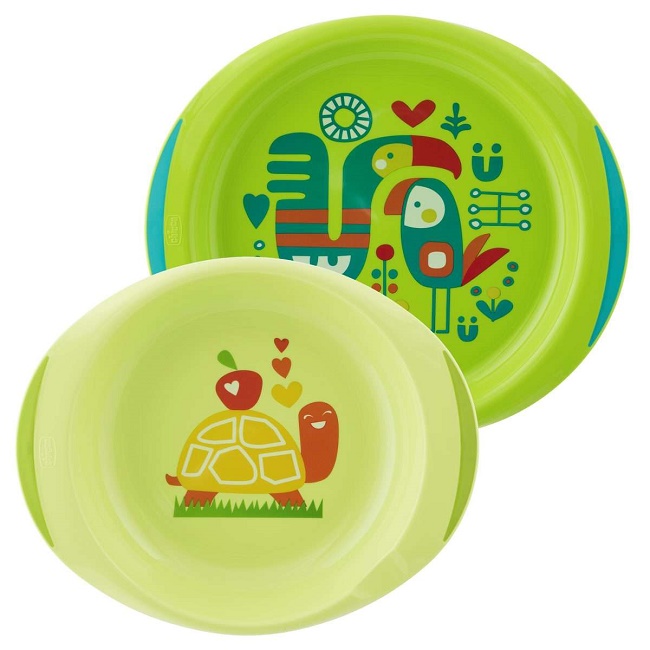 CHICCO PIATTO FONDO E PIANO 12M+ VERDE - Fontenova srl