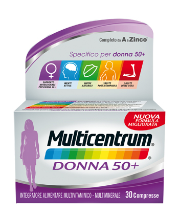 MULTICENTRUM DONNA 50+ 60 COMPRESSE - Fontenova srl