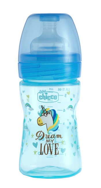 CHICCO BIBERON WB FANTASTIC LOVE SILICONE 150 ML - Fontenova srl
