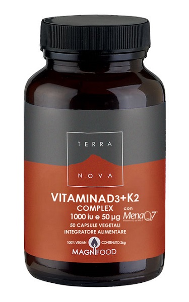 TERRANOVA VITAMINA D3 + K2 50 CAPSULE - Fontenova srl