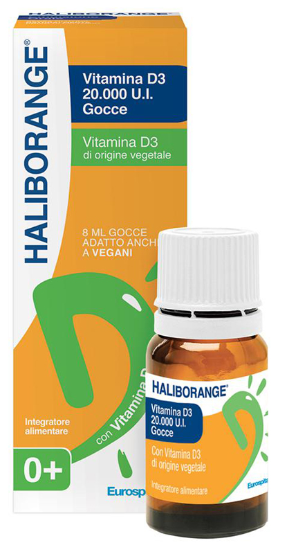 HALIBORANGE VITAMINA D3 20000 UI GOCCE 8 ML - Fontenova srl