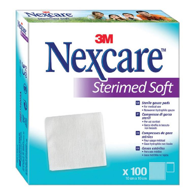 GARZA COMPRESSA STERIMED SOFT IN TESSUTO NON TESSUTO STERILE 10X10CM 100 PEZZI MULTILINGUAL - Fontenova srl