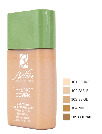 DEFENCE COVER FONDOTINTA CORRETTORE FLUIDO 101 40 ML - Fontenova srl