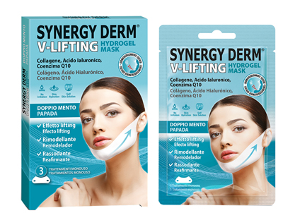 SYNERGY DERM V LIFTING HYDROGEL MASK DOPPIO MENTO - Fontenova srl