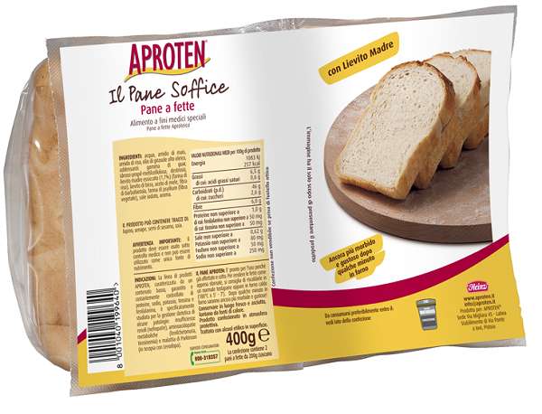 APROTEN PANE BIANCO FETTE 2 PEZZI DA 200 G - Fontenova srl
