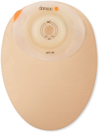 DANSAC NOVALIFE TRE 1 SACCA CHIUSA SOFTCONVEX MAXI PER COLOSTOMIA CON FINESTRA RITAGLIABILE 15-54MM 570 ML 10 PEZZI - Fontenova srl
