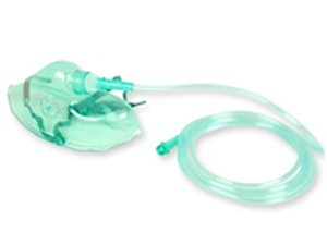 MASCHERA OSSIGENOTERAPIA PER ADULTO CONCENTRAZIONE MEDIA IN PVC TUBO PVC DIAMETRO ESTERNO 5,5MM DIAMETRO INTERNO 3MM LUNGHEZZA 200CM - Fontenova srl