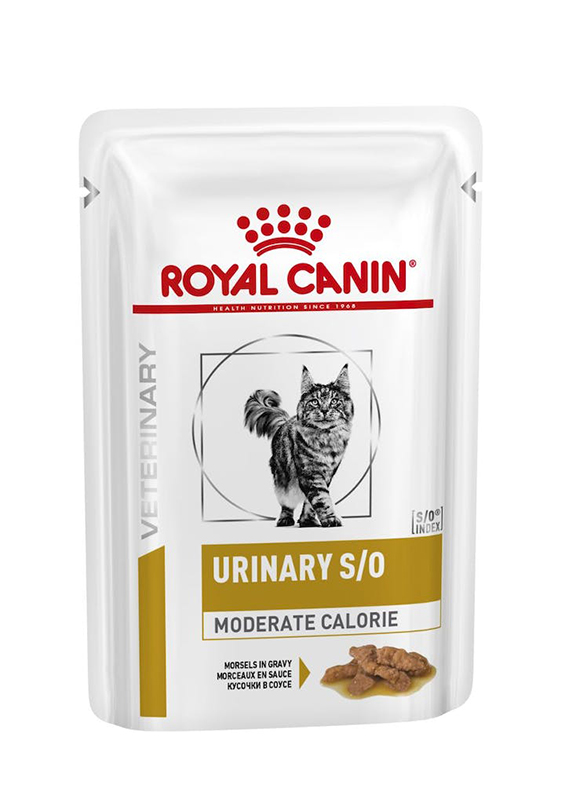 VETERINARY HEALTH NUTRITION WET CAT URINARY S/O MODERATE CALORIE 12X85 G - Fontenova srl