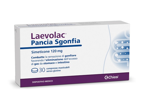 LAEVOLAC PANCIA SGONFIA 30 COMPRESSE MASTICABILI SENZA GLUTINE - Fontenova srl