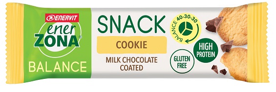 ENERZONA SNACK COOKIE MILK CIOCHOLATE 33 G - Fontenova srl