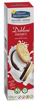 PIACERI MEDITERRANEI DOBLONI DARK & WHITE 120 G - Fontenova srl