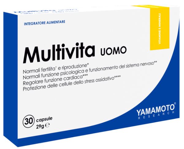 YAMAMOTO RESEARCH MULTIVITA UOMO 30 CAPSULE - Fontenova srl
