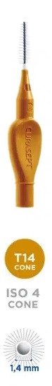 CURASEPT PROXI T14 CONE OCRA/DARK GOLD 5 PEZZI - Fontenova srl