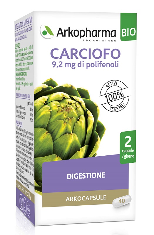 ARKO CAPSULE CARCIOFO BIO 40 CAPSULE - Fontenova srl