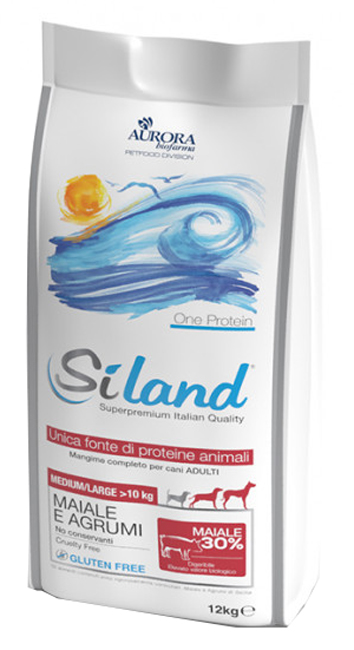 SILAND ADULT MEDIUM/LARGE MAIALE/AGRUMI 12 KG - Fontenova srl
