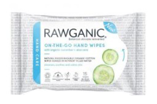 RAWGANIC SALVIETTE DETERGENTE MANI 15 PEZZI - Fontenova srl