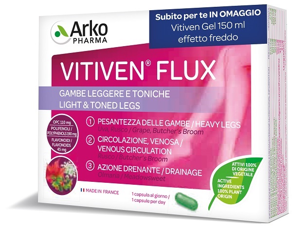 VITIVEN FLUX 30 CAPSULE PROMO - Fontenova srl