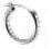 BJT992 ORECCHINI CRYSTAL HOOP STAINLESS STEEL - Fontenova srl